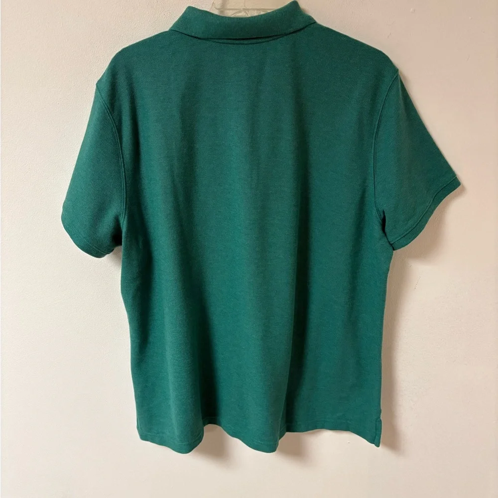 L.L. Bean Womens Teal Polo Shirt Short Sleeve XL NWT - Picture 6 of 12